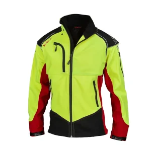 Direkt Vom Hersteller Timbermen Forstjacke Allround (Rot/Gelb) Gr. L
