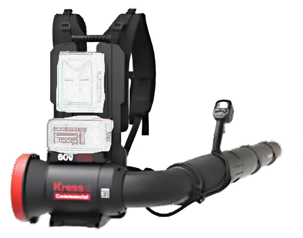 Kress KC520.9 Commercial 60 V 30 N Rückentragbarer Laubbläser Laubpuster Mega-Angebot